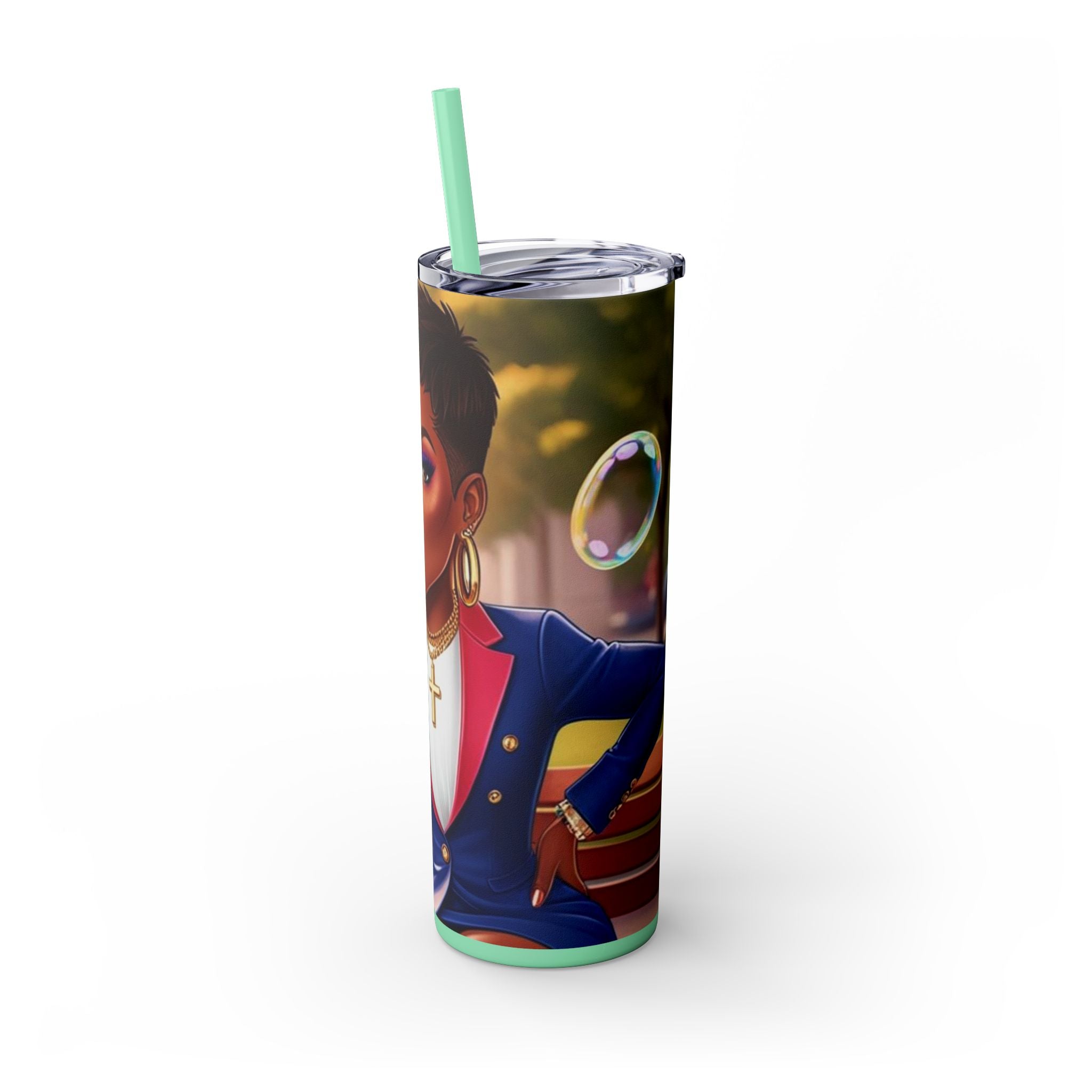 Church Girl Boss Lady Insulated Tumbler, Skinny Tumbler with Straw, 20oz, Gift for Her, Birthday Wedding Bridal Shower Favors, Anniversary
