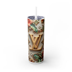Floral 3D Stainless Steel Tumbler