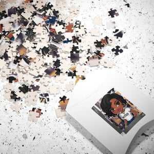 African American Jigsaw Puzzle, Inspirational Puzzle Game for Adults and Kids,