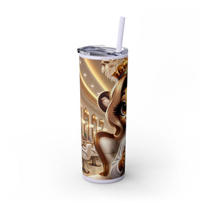 Animated Straw tumbler 20oz Insulation stainless steel tumbler wedding bridal shower Birthday Mom Graduation girls trip weekend getaway