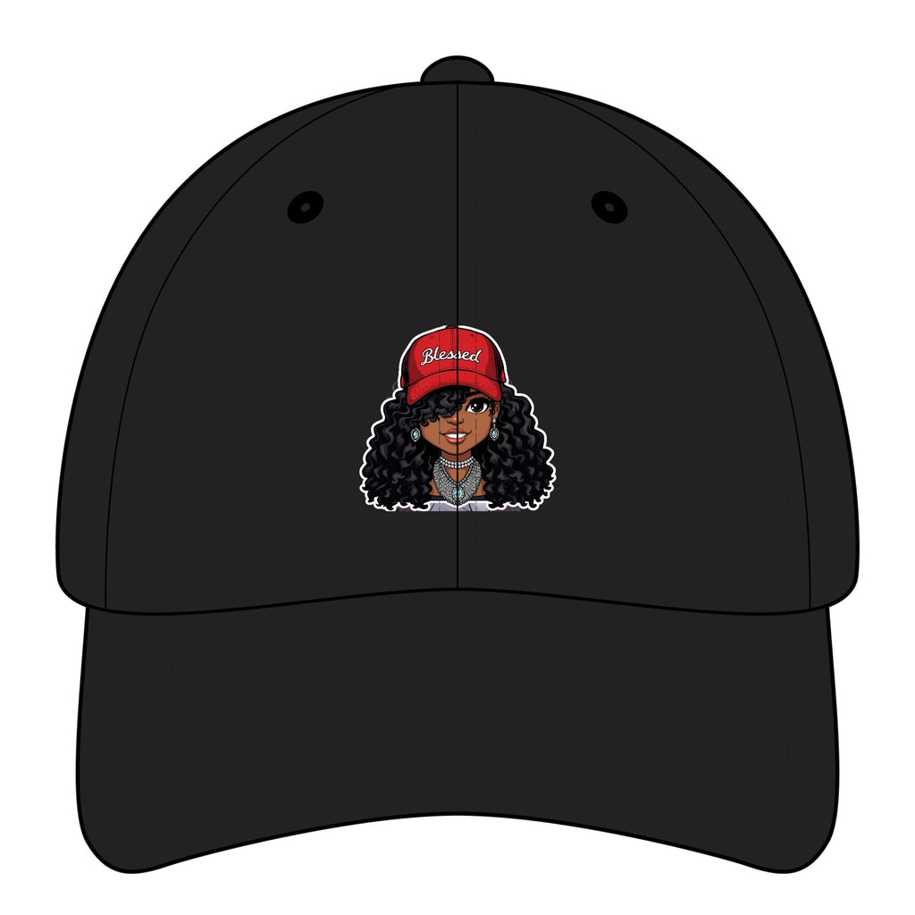 Blessed Graphic Dad/Mom Cap, Relaxed Fit Cap for Dads/Moms, Casual Summer Hat, Gift Trendy Accessory