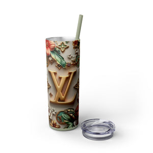 Floral 3D Stainless Steel Tumbler