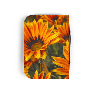 Floral Bible Cover, Inspirational Gift for Christian, Scripture Organizer, Religious Journal Case, Spring Floral Design