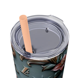 Floral 3D Stainless Steel Tumbler