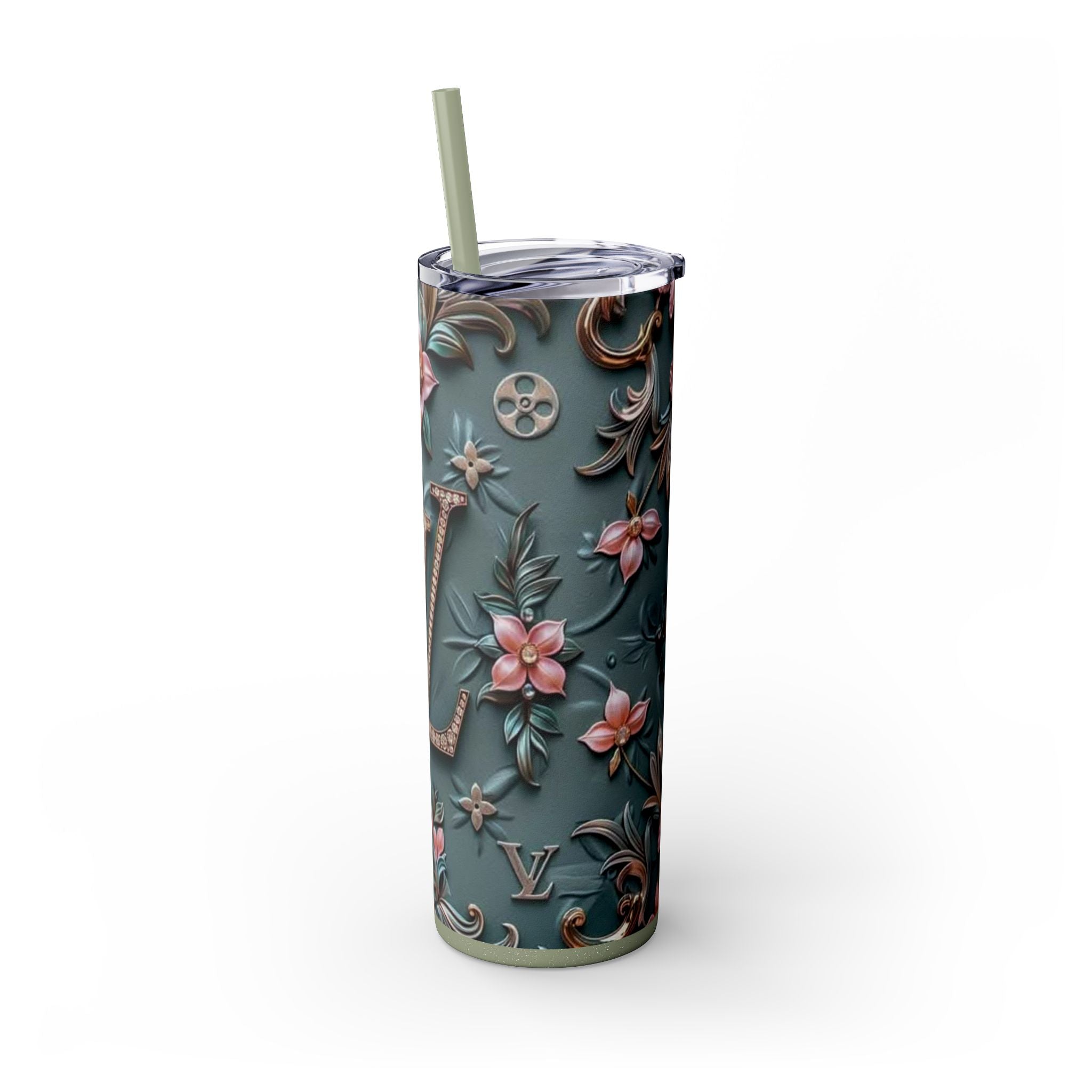 Floral 3D Stainless Steel Tumbler
