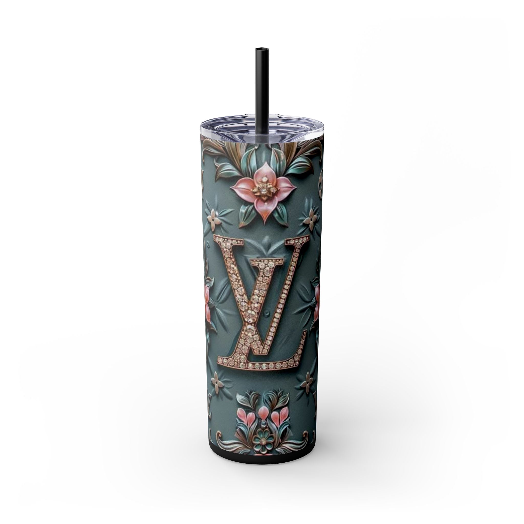 Floral 3D Stainless Steel Tumbler