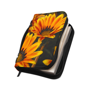 Floral Bible Cover, Inspirational Gift for Christian, Scripture Organizer, Religious Journal Case, Spring Floral Design