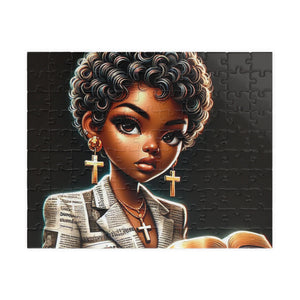 African American Jigsaw Puzzle, Inspirational Puzzle Game for Adults & Kids,