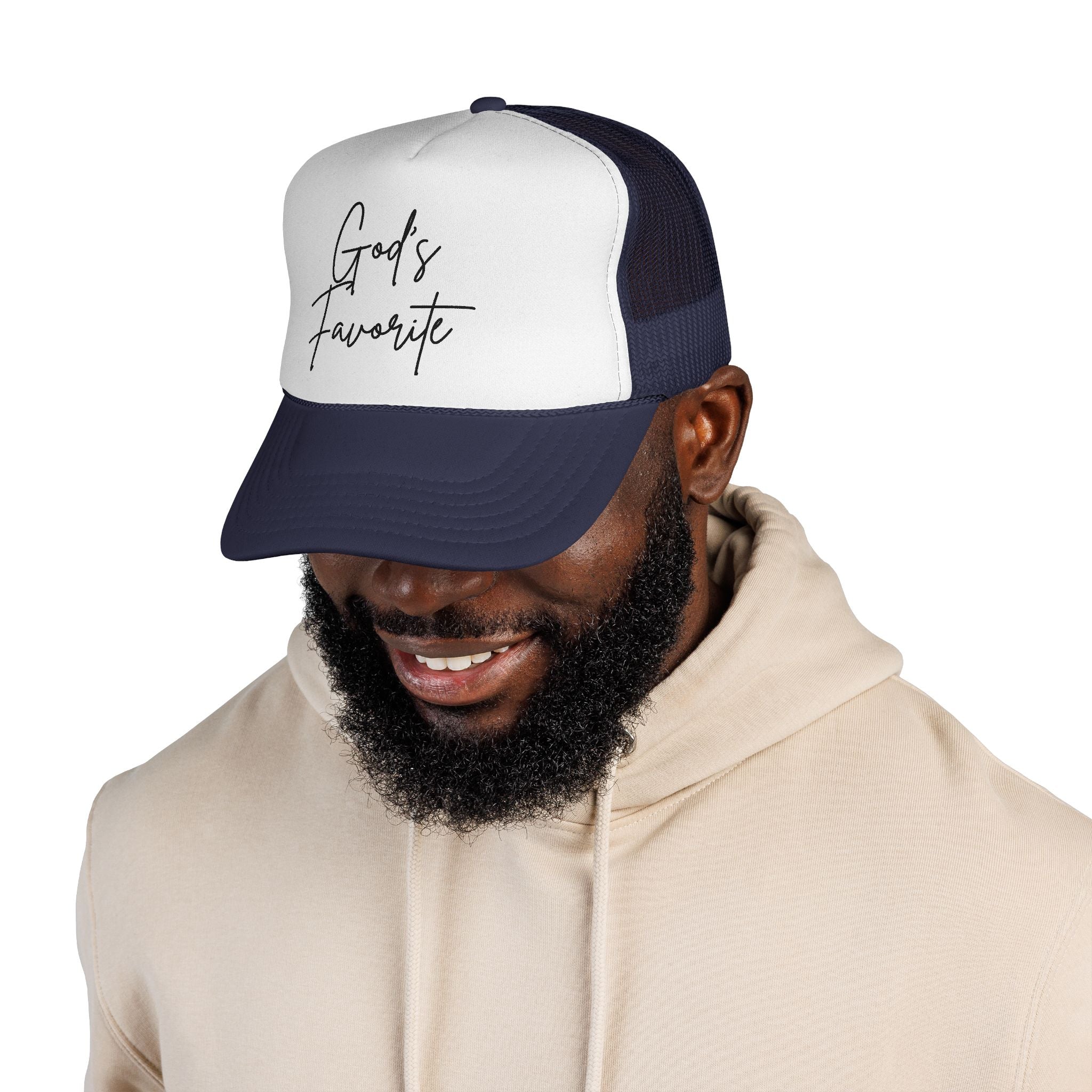 God's Favorite Trucker Cap - Stylish Hat for Everyday Wear, Perfect Gift for Friends and Family, Great for Outdoor Events, Faith-Based [...]