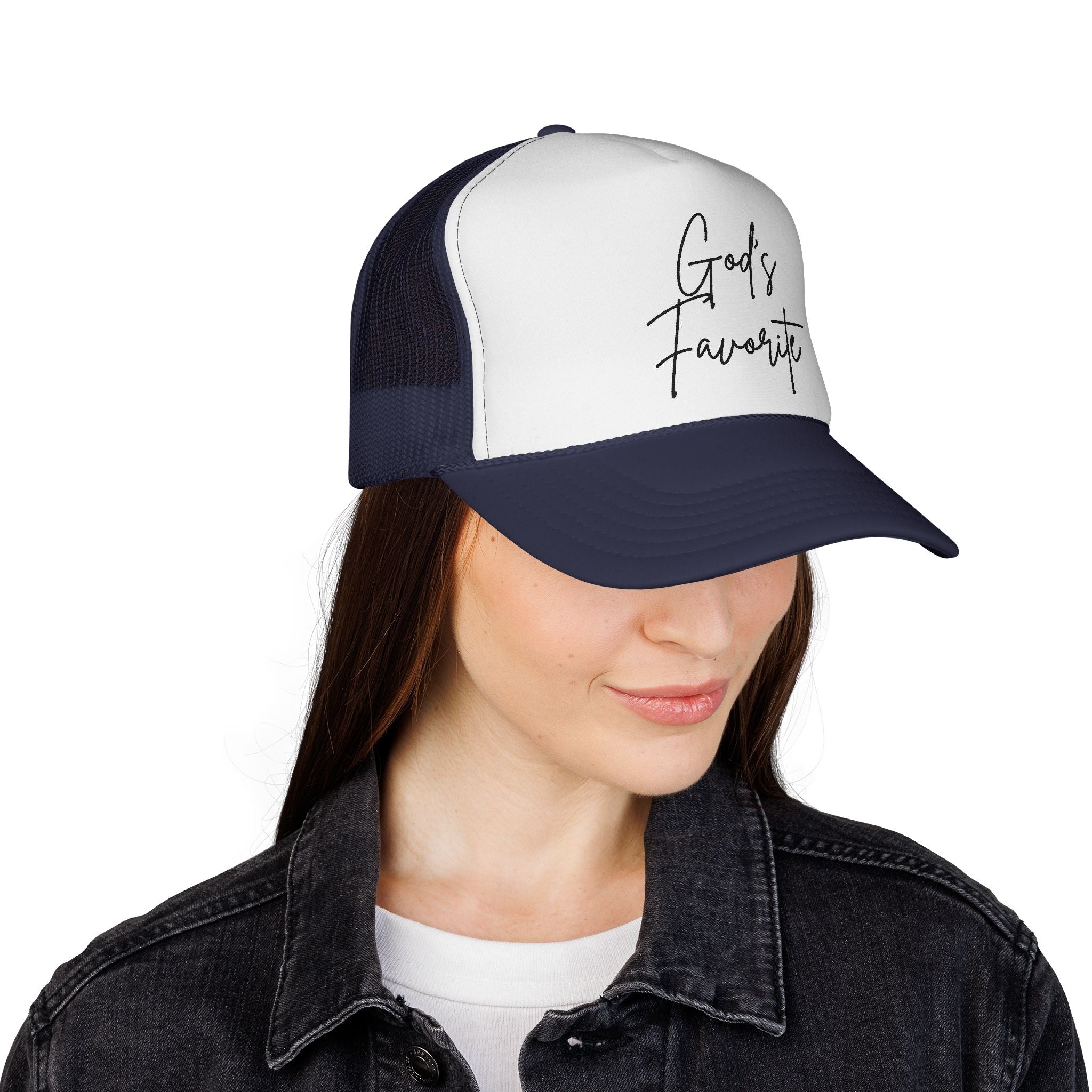God's Favorite Trucker Cap - Stylish Hat for Everyday Wear, Perfect Gift for Friends and Family, Great for Outdoor Events, Faith-Based [...]