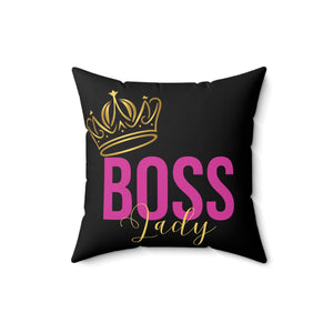 "Boss Lady" Throw Pillow