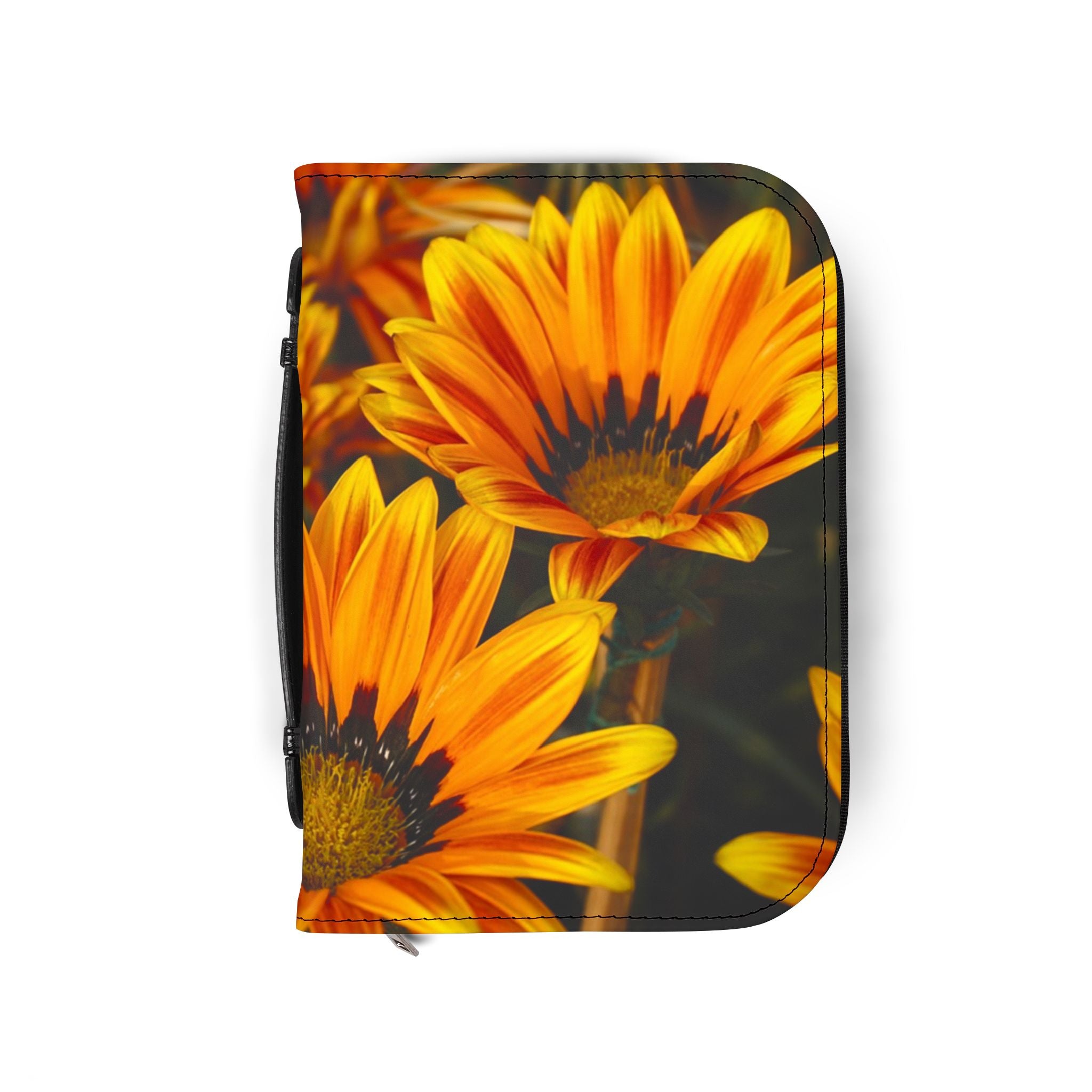 Floral Bible Cover, Inspirational Gift for Christian, Scripture Organizer, Religious Journal Case, Spring Floral Design