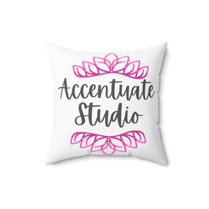 "Accentuate Studio" Throw Pillow