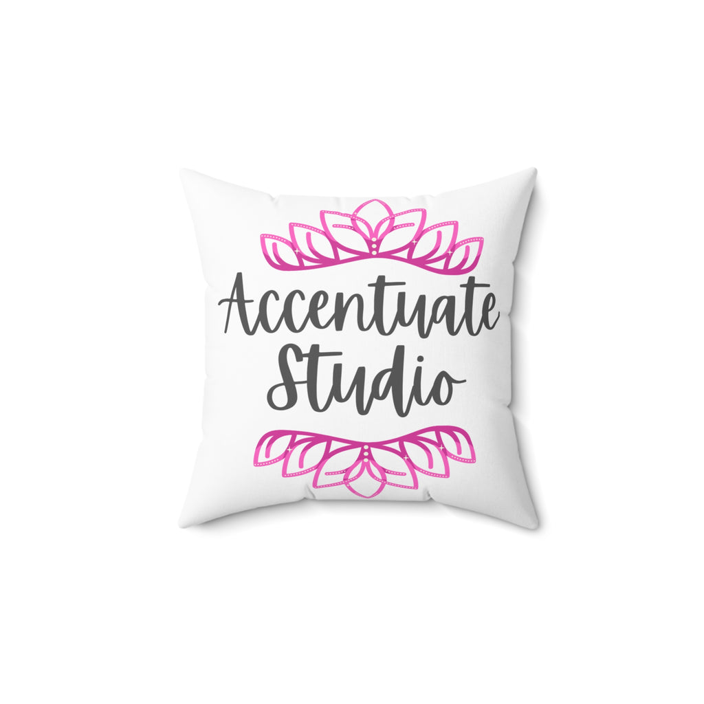 "Accentuate Studio" Throw Pillow
