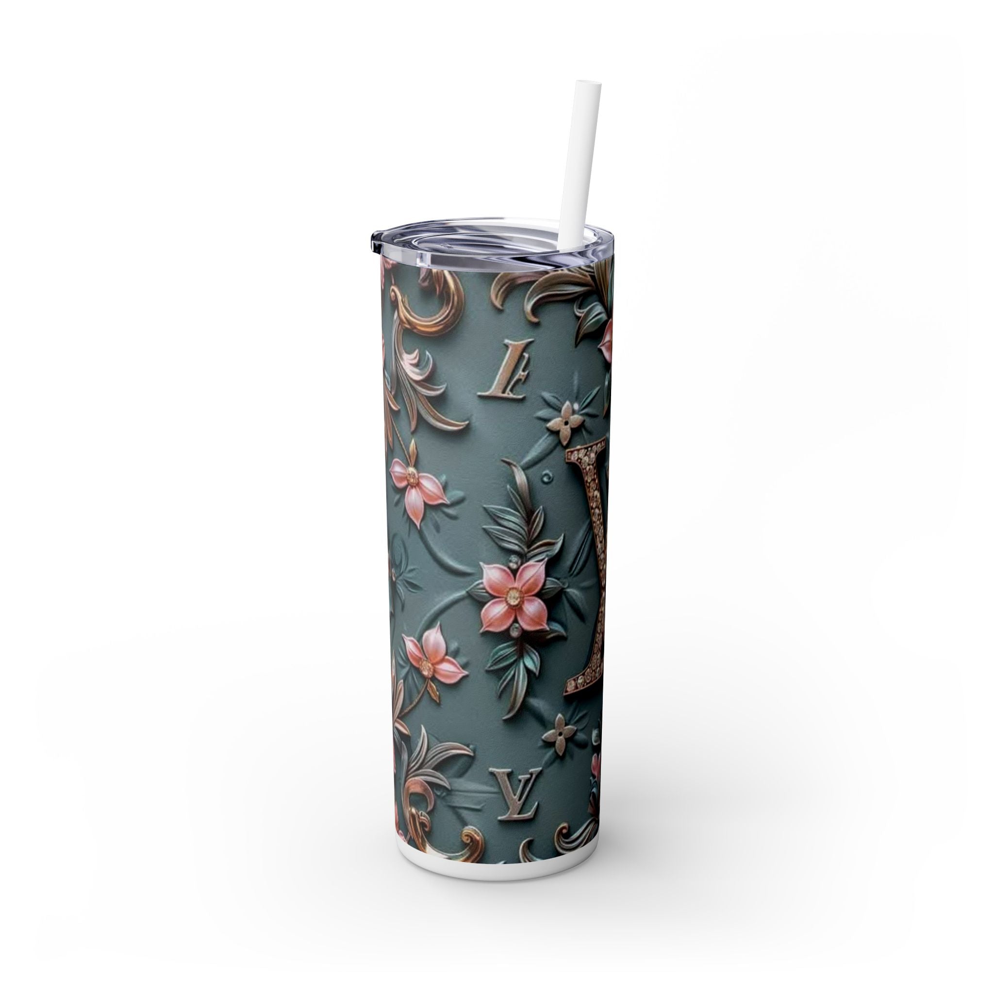 Floral 3D Stainless Steel Tumbler