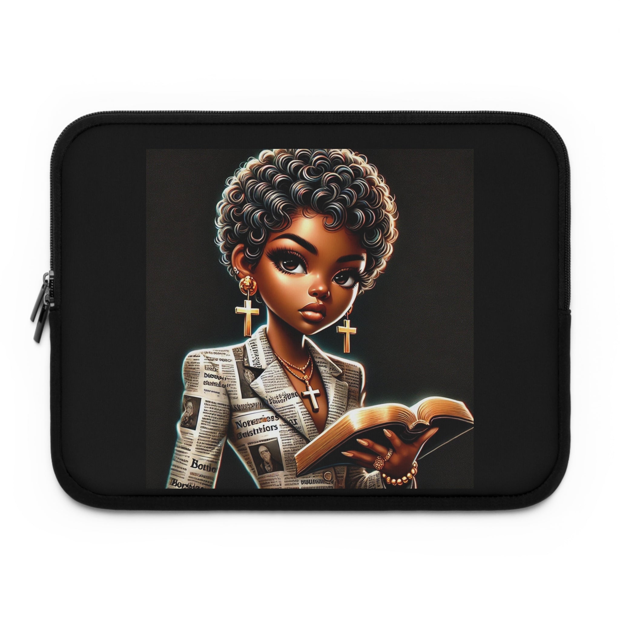 Pray Laptop Sleeve | Inspirational Tech Accessory, Prayer Gift, Christian Laptop Cover, Floral Design, Stylish Computer Sleeve