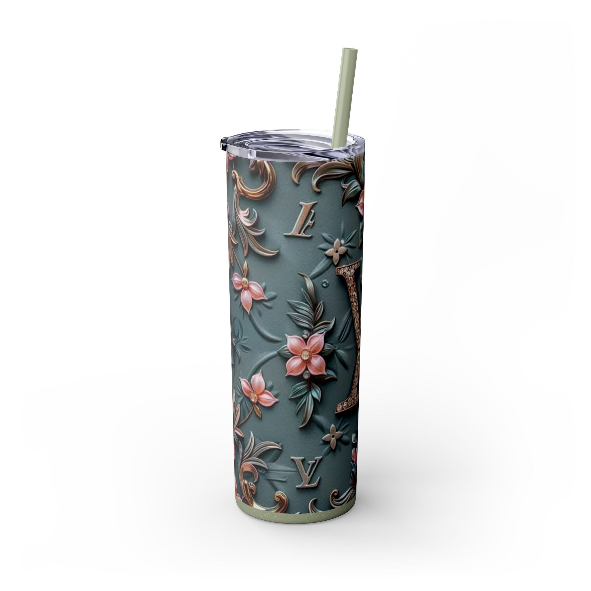 Floral 3D Stainless Steel Tumbler