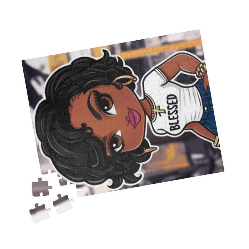 African American Jigsaw Puzzle, Inspirational Puzzle Game for Adults and Kids,
