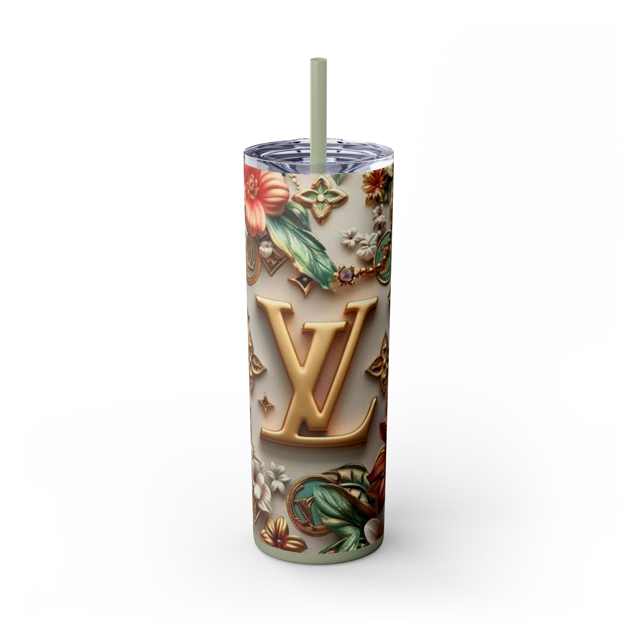 Floral 3D Stainless Steel Tumbler