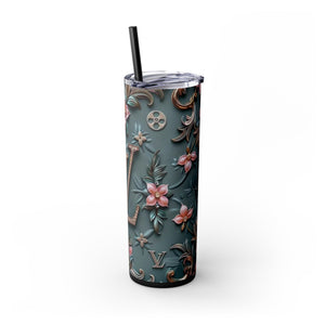 Floral 3D Stainless Steel Tumbler