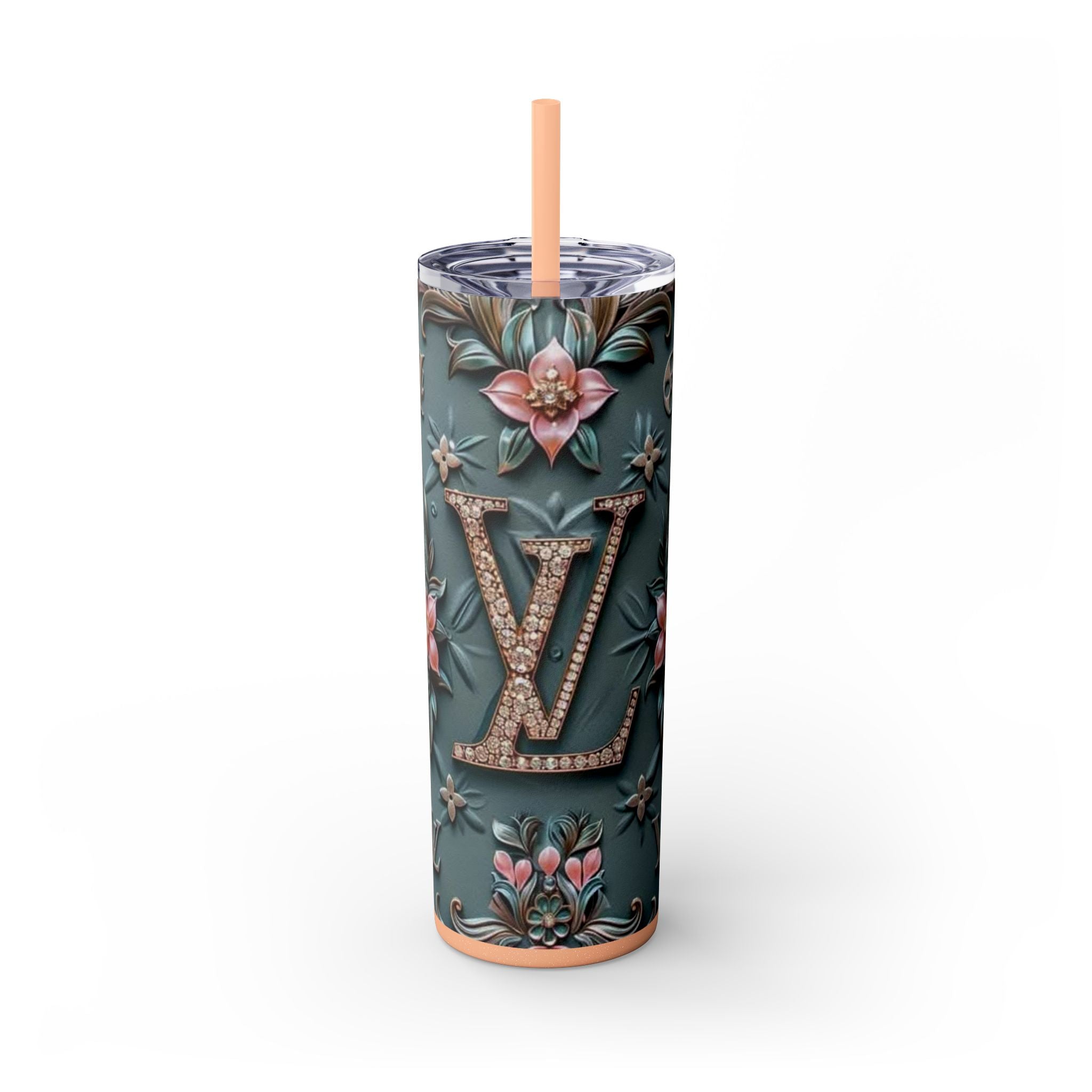 Floral 3D Stainless Steel Tumbler