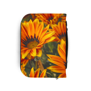 Floral Bible Cover, Inspirational Gift for Christian, Scripture Organizer, Religious Journal Case, Spring Floral Design