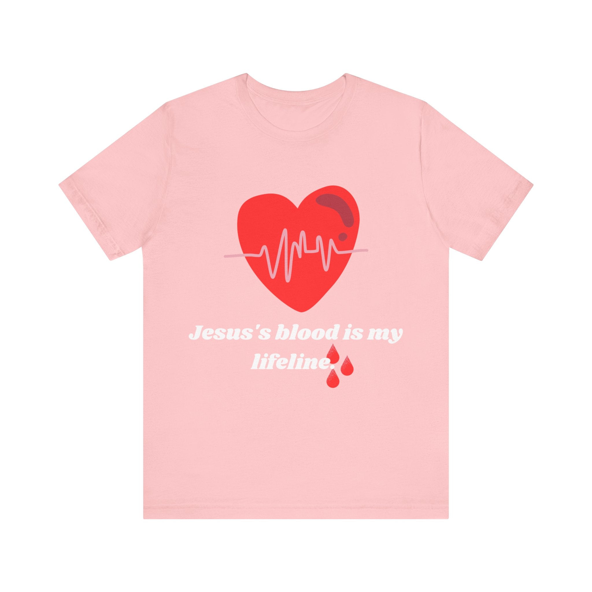 Unisex "Jesus's blood" T-Shirt / Short Sleeve / Soft Cotton