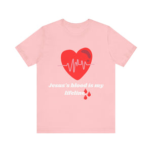 Unisex "Jesus's blood" T-Shirt / Short Sleeve / Soft Cotton