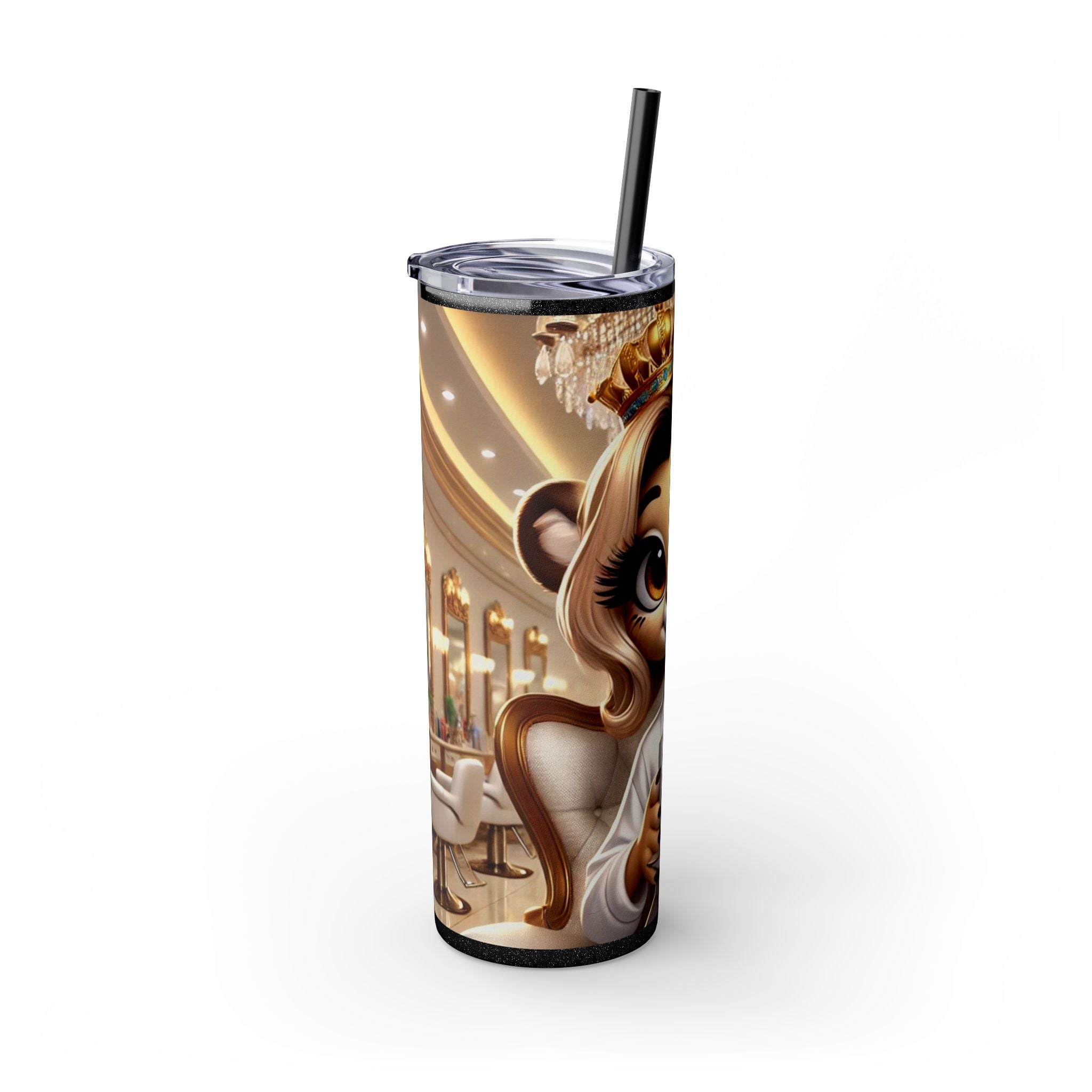Animated Straw tumbler 20oz Insulation stainless steel tumbler wedding bridal shower Birthday Mom Graduation girls trip weekend getaway