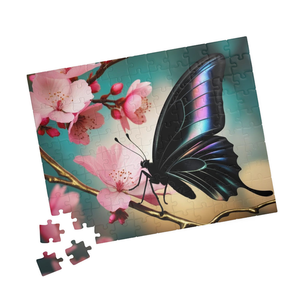 Butterfly Jigsaw Puzzle, Gifts for all, Sensory games - 110-piece Puzzles, Mind Teaser, DIY Activity, Family Fun, Relaxation,