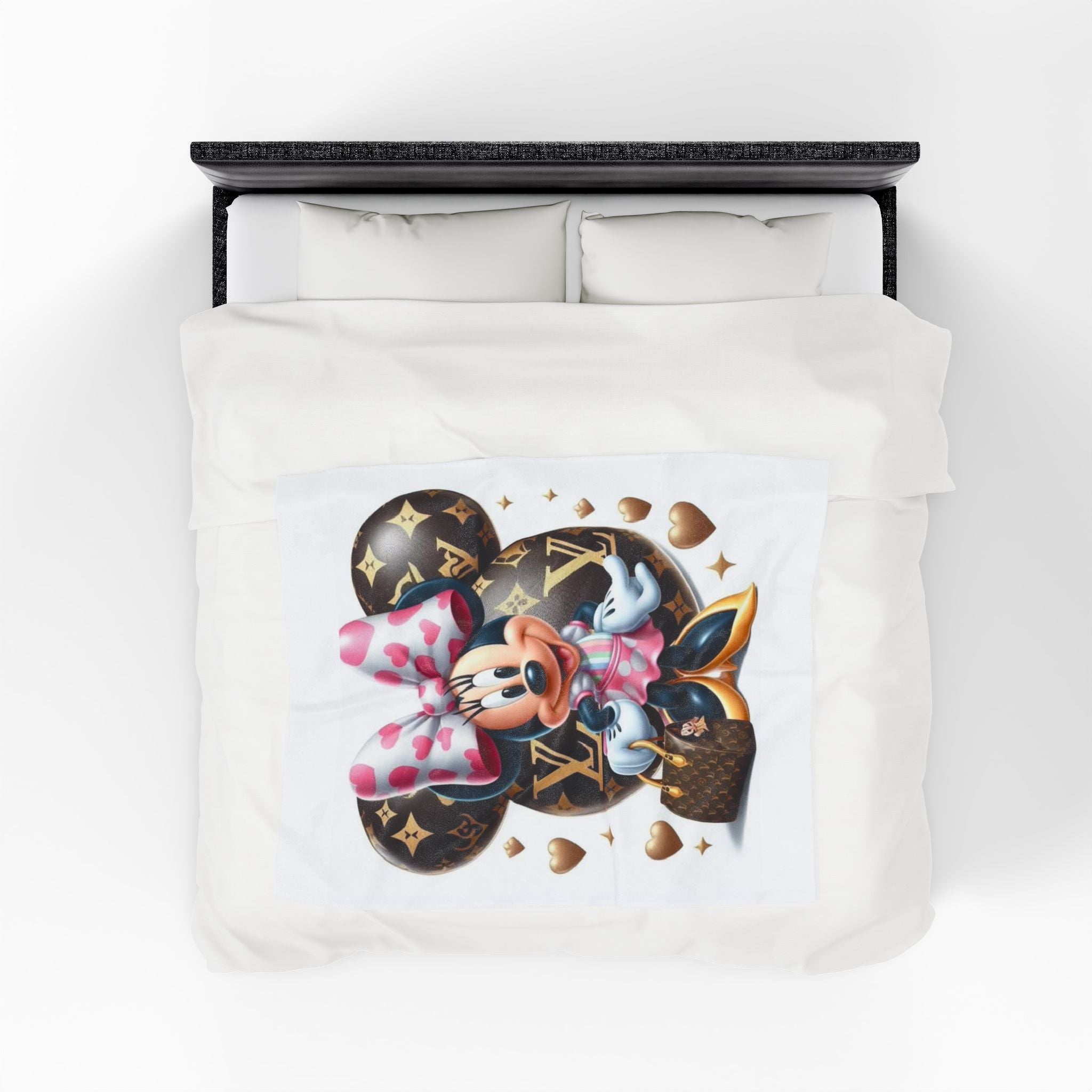 Minnie Mouse Velveteen Plush Blanket, Cozy Throw for Kids, Ideal Gift for Birthdays, Cute Home Decor, Disney Lovers