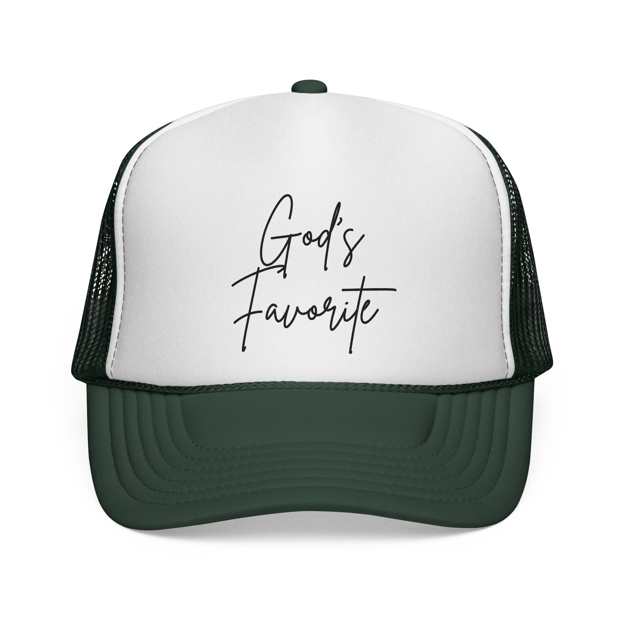God's Favorite Trucker Cap - Stylish Hat for Everyday Wear, Perfect Gift for Friends and Family, Great for Outdoor Events, Faith-Based [...]