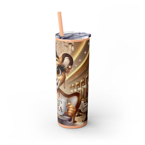 Animated Straw tumbler 20oz Insulation stainless steel tumbler wedding bridal shower Birthday Mom Graduation girls trip weekend getaway