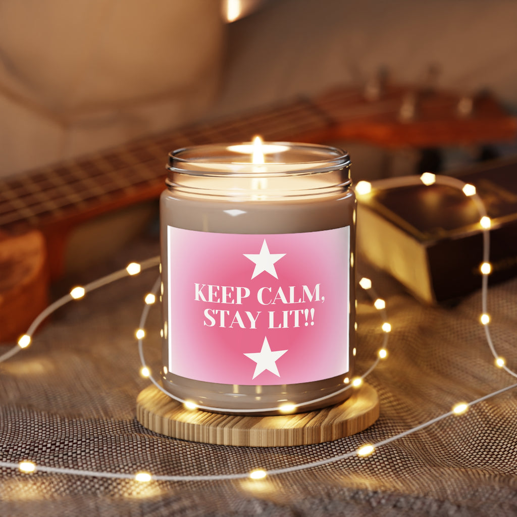 Keep Calm, Stay Lit Scented Candles, 9oz