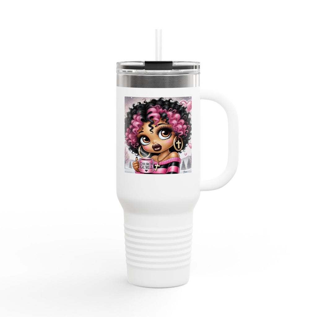 Insulating Tumbler 40OZ Girls Trip Travel Mug Graphic design Religious Gift Idea, Stainless Steel Cup Straw, Prayer Cup, gifts for her