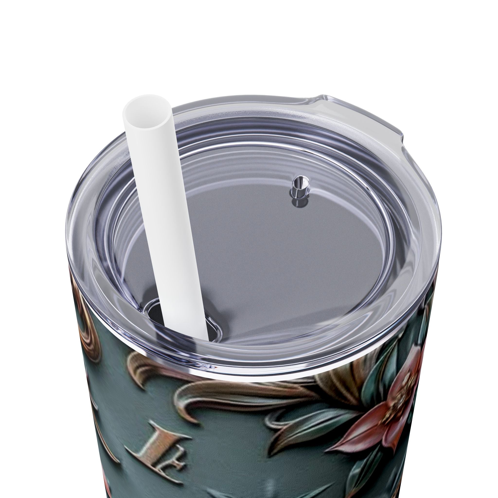 Floral 3D Stainless Steel Tumbler