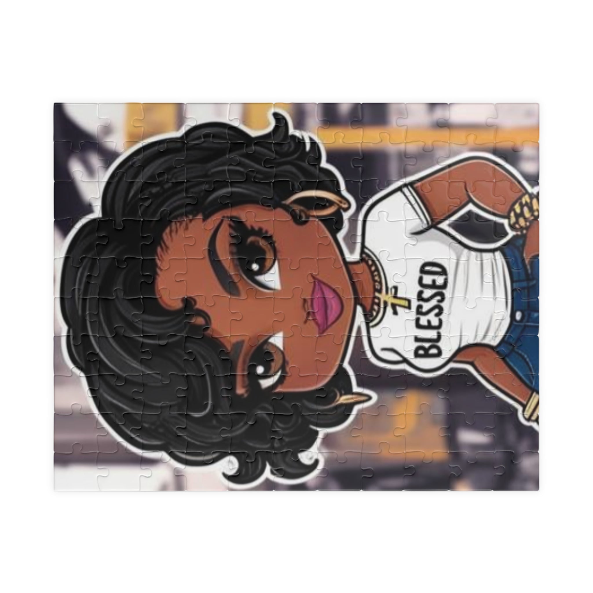 African American Jigsaw Puzzle, Inspirational Puzzle Game for Adults and Kids,