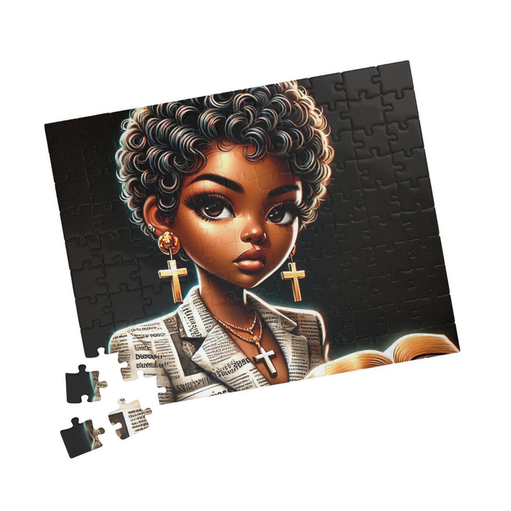 African American Jigsaw Puzzle, Inspirational Puzzle Game for Adults & Kids,