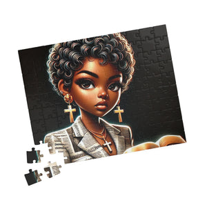 African American Jigsaw Puzzle, Inspirational Puzzle Game for Adults & Kids,