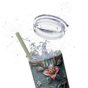 Floral 3D Stainless Steel Tumbler