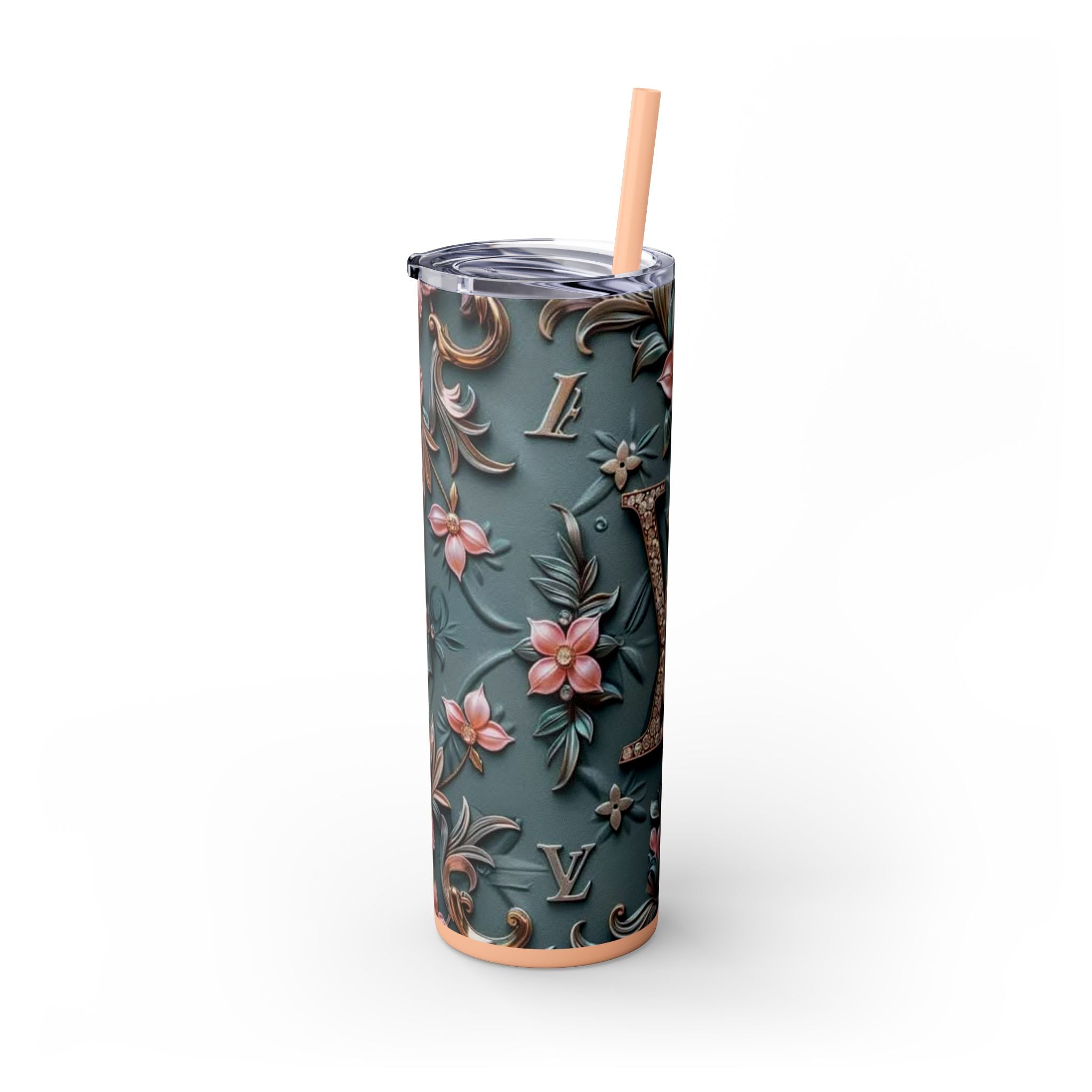 Floral 3D Stainless Steel Tumbler
