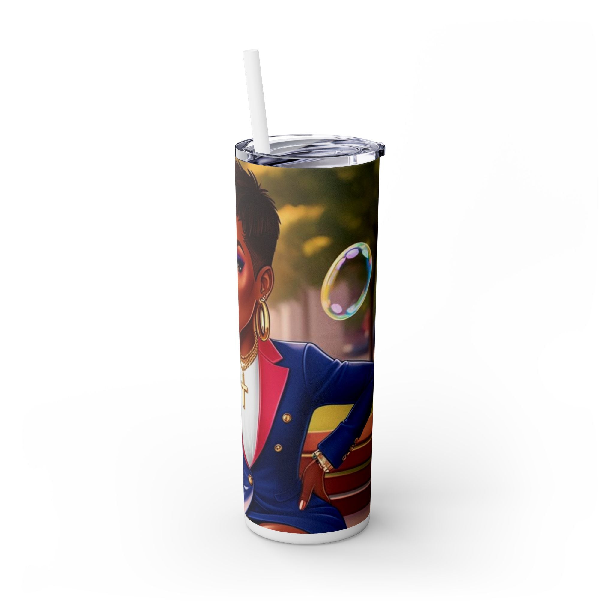 Church Girl Boss Lady Insulated Tumbler, Skinny Tumbler with Straw, 20oz, Gift for Her, Birthday Wedding Bridal Shower Favors, Anniversary