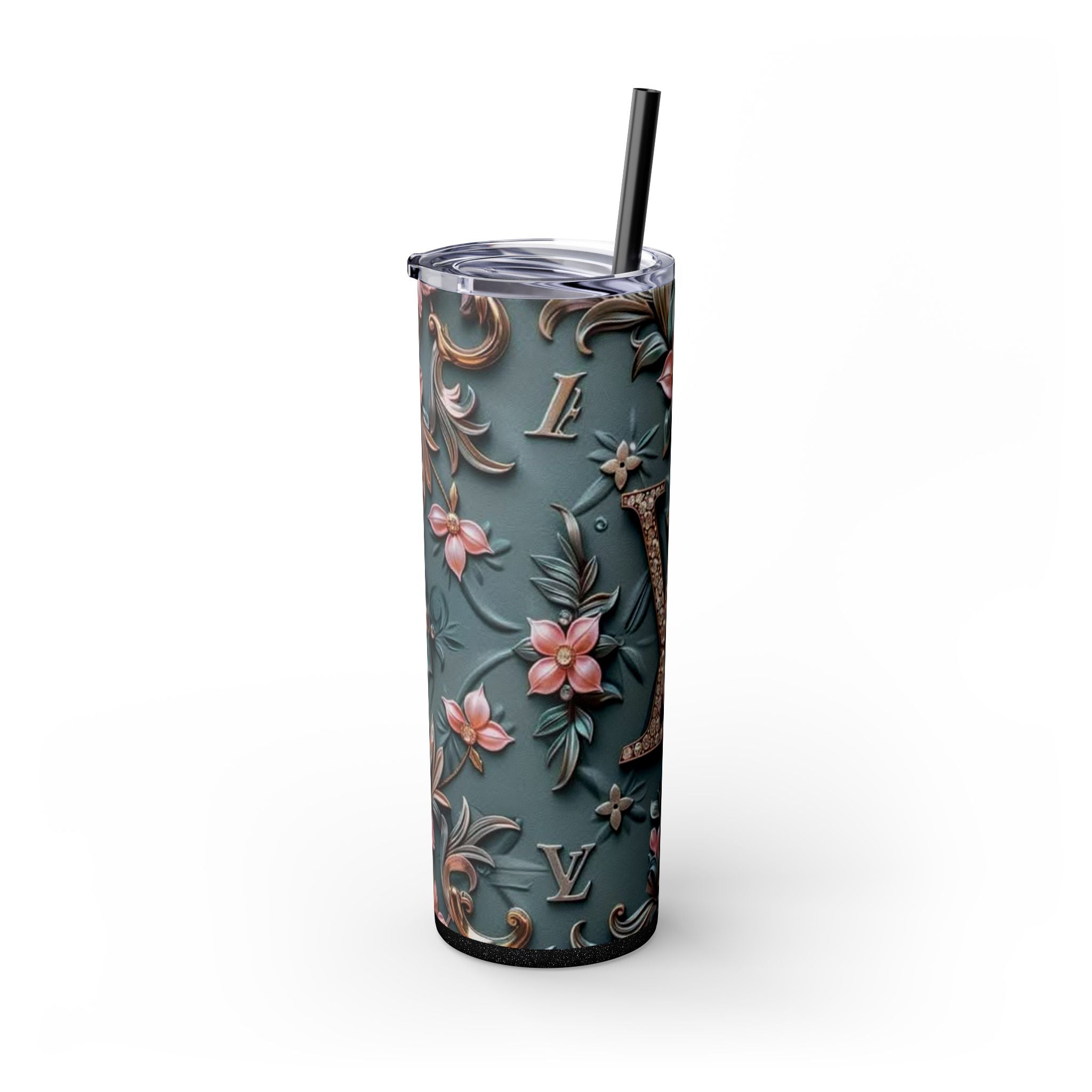 Floral 3D Stainless Steel Tumbler