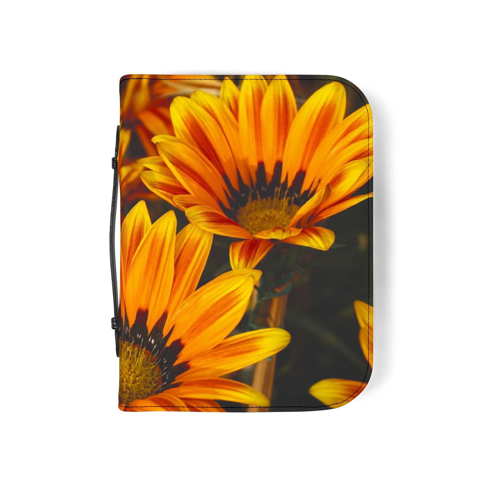 Floral Bible Cover, Inspirational Gift for Christian, Scripture Organizer, Religious Journal Case, Spring Floral Design