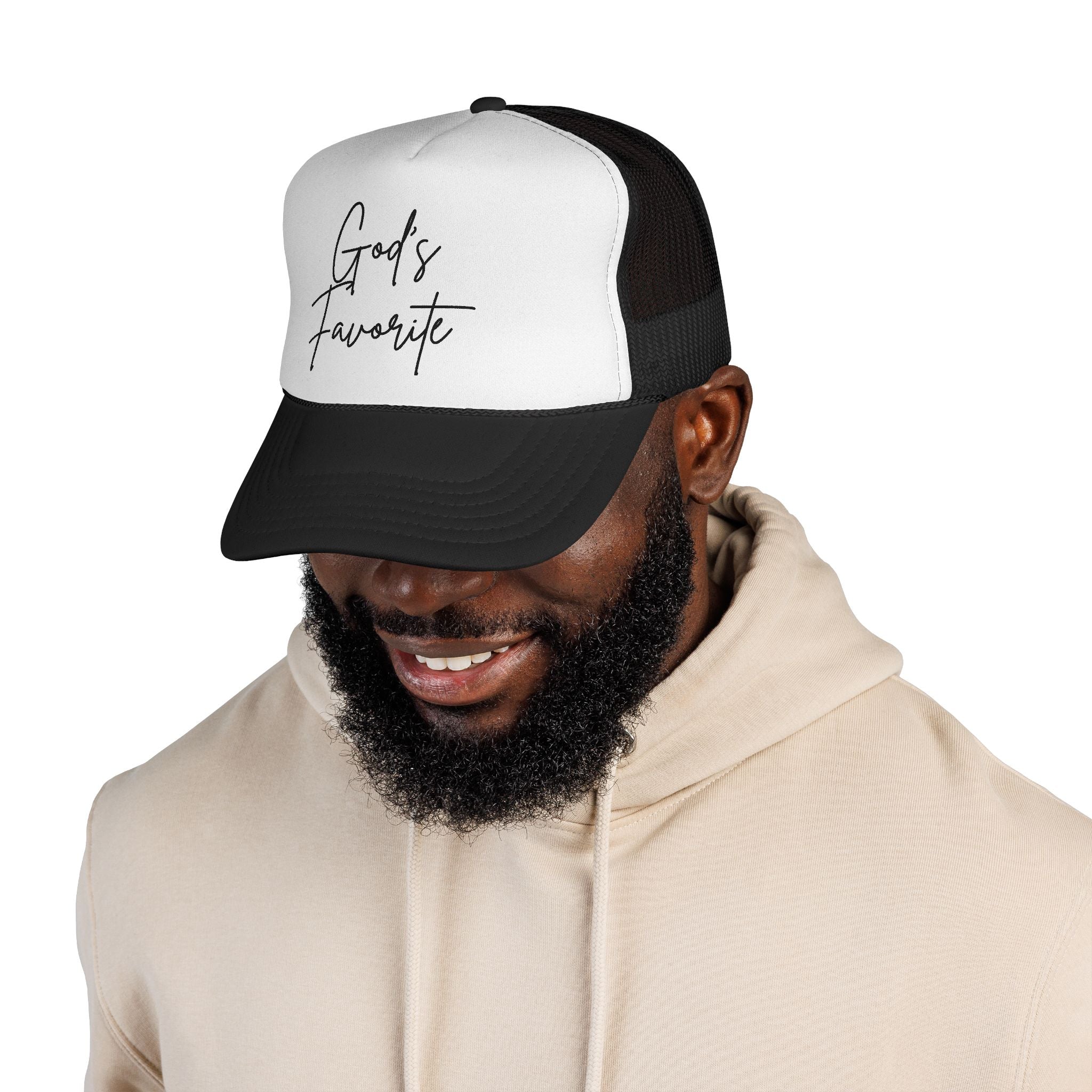 God's Favorite Trucker Cap - Stylish Hat for Everyday Wear, Perfect Gift for Friends and Family, Great for Outdoor Events, Faith-Based [...]