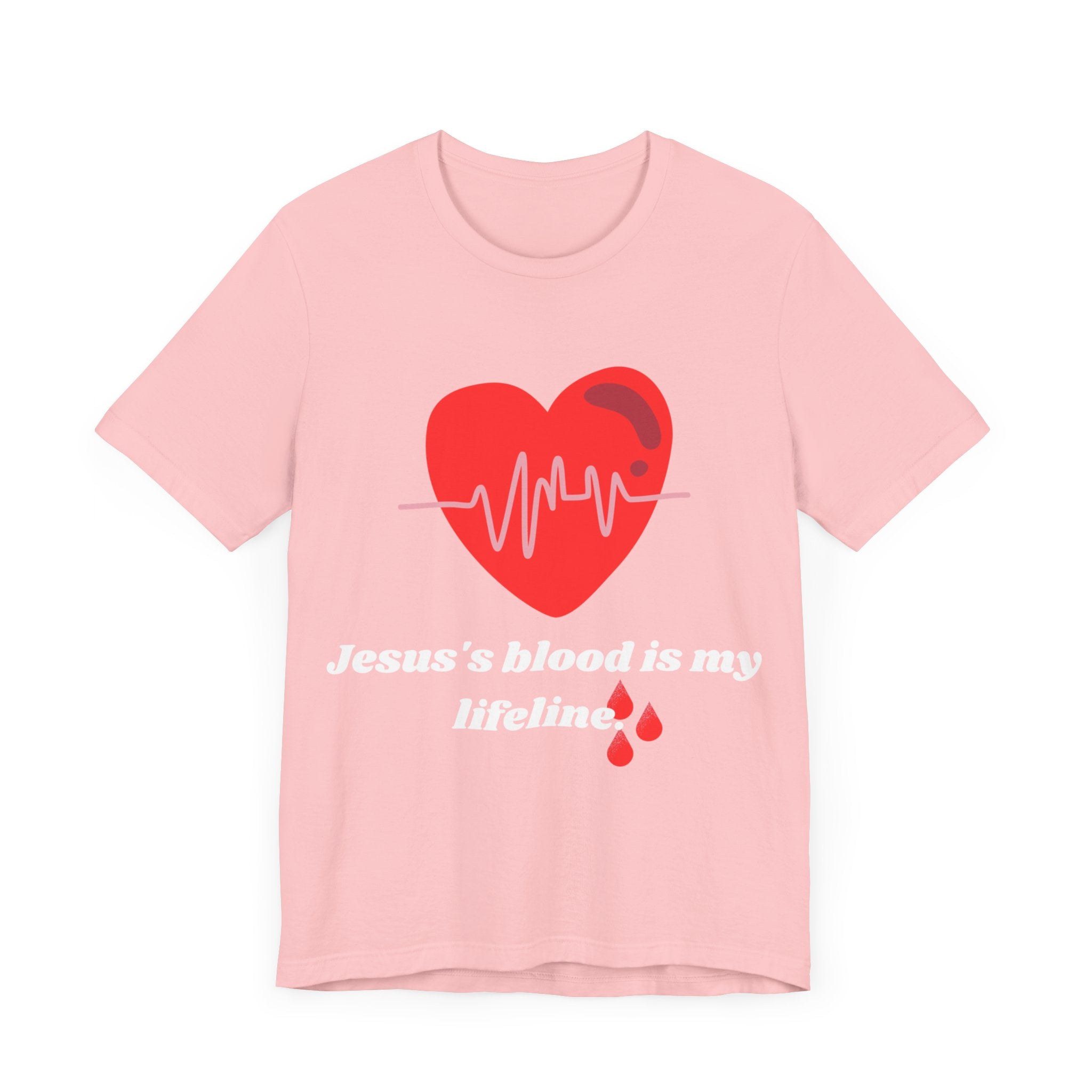 Unisex "Jesus's blood" T-Shirt / Short Sleeve / Soft Cotton