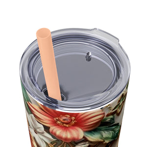 Floral 3D Stainless Steel Tumbler