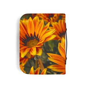 Floral Bible Cover, Inspirational Gift for Christian, Scripture Organizer, Religious Journal Case, Spring Floral Design