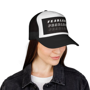 Fearless Trucker Cap - Inspiring Headwear for Adventurers, Perfect Gift for Birthdays, Father's Day, Summer Festivals, Trendy Outdoor Gear
