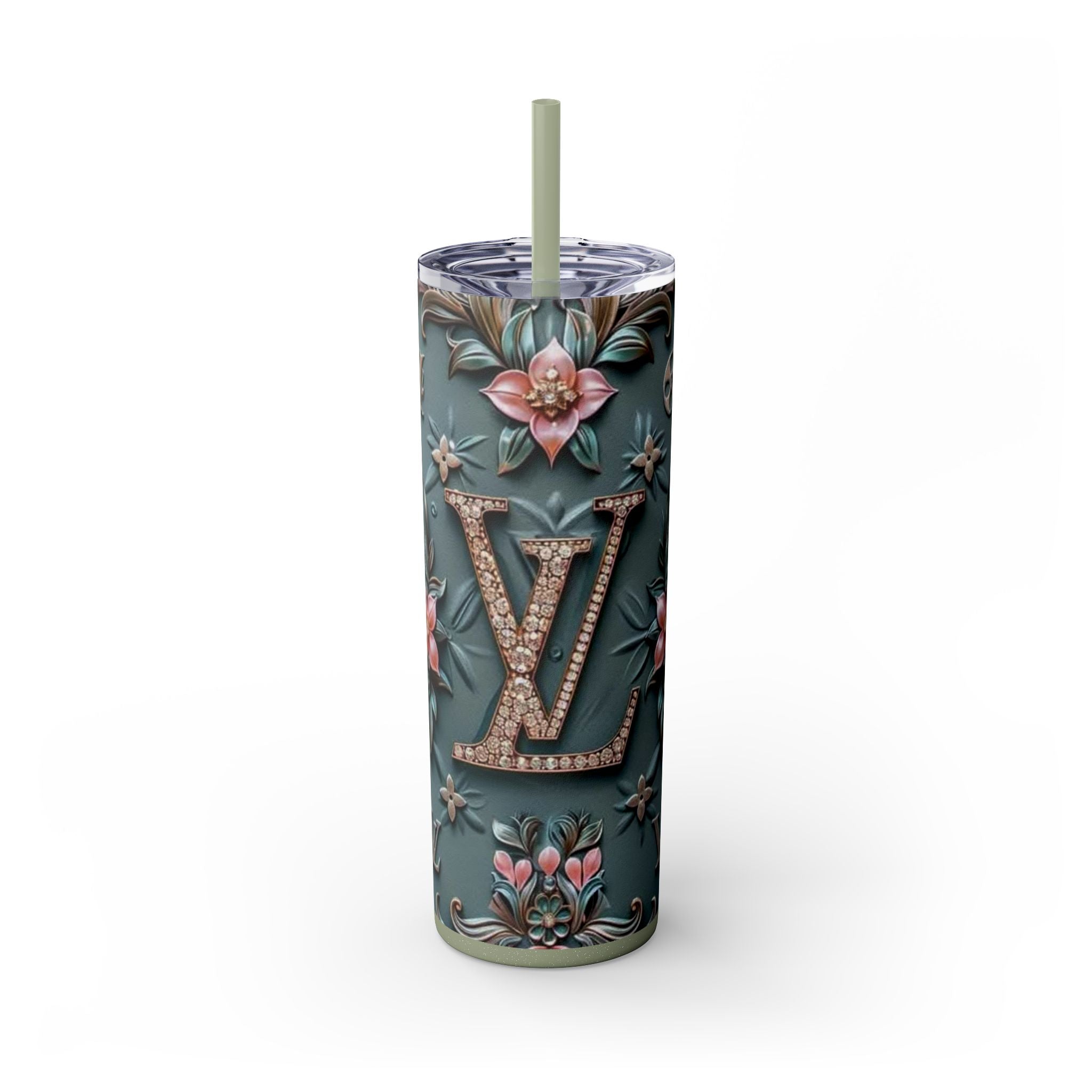Floral 3D Stainless Steel Tumbler